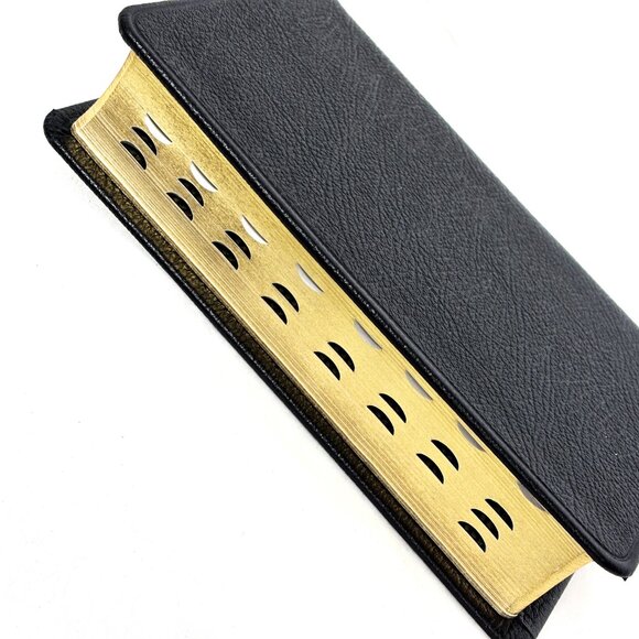 KJV Personal Concord Reference Bible Black French Morocco Leather KJ463:XRI NWT - Picture 8 of 16